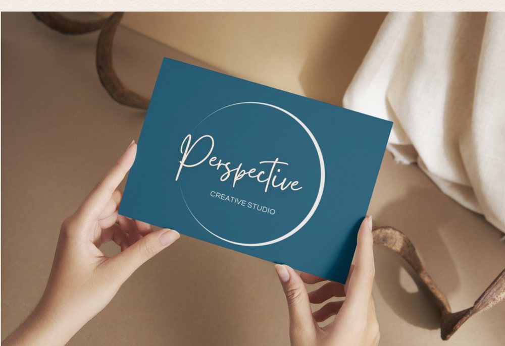 Tarjeta de presentación de Perspective Creative Studio